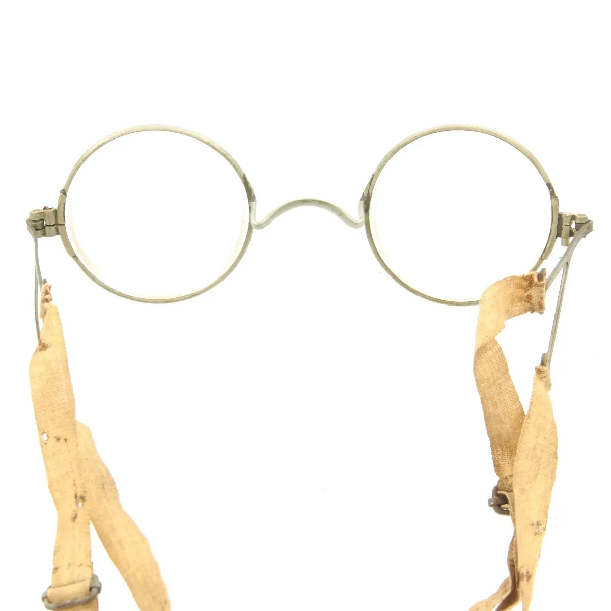 Original German WWI Gas Mask Glasses with Case