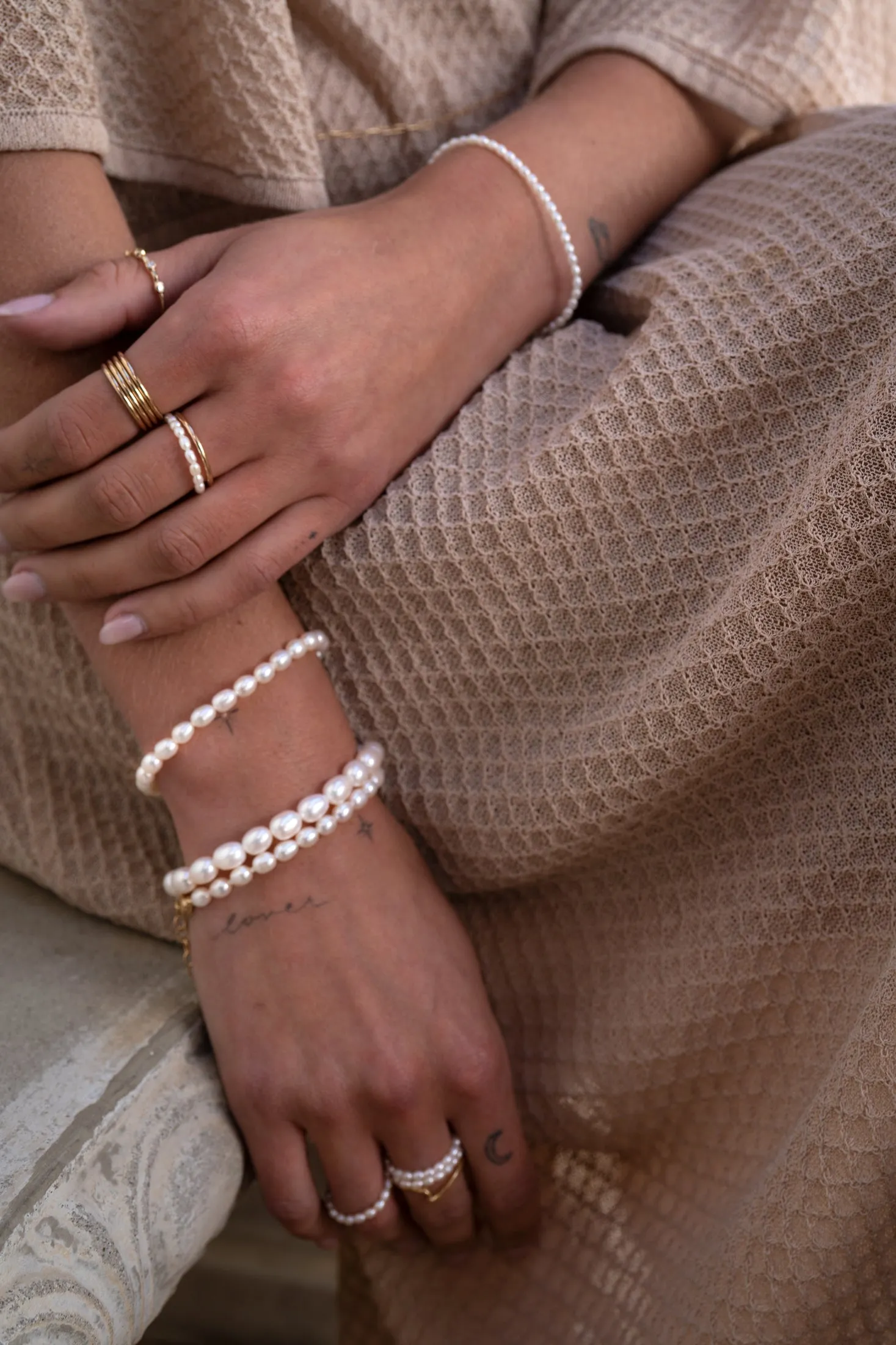 Oval Pearl Bracelet