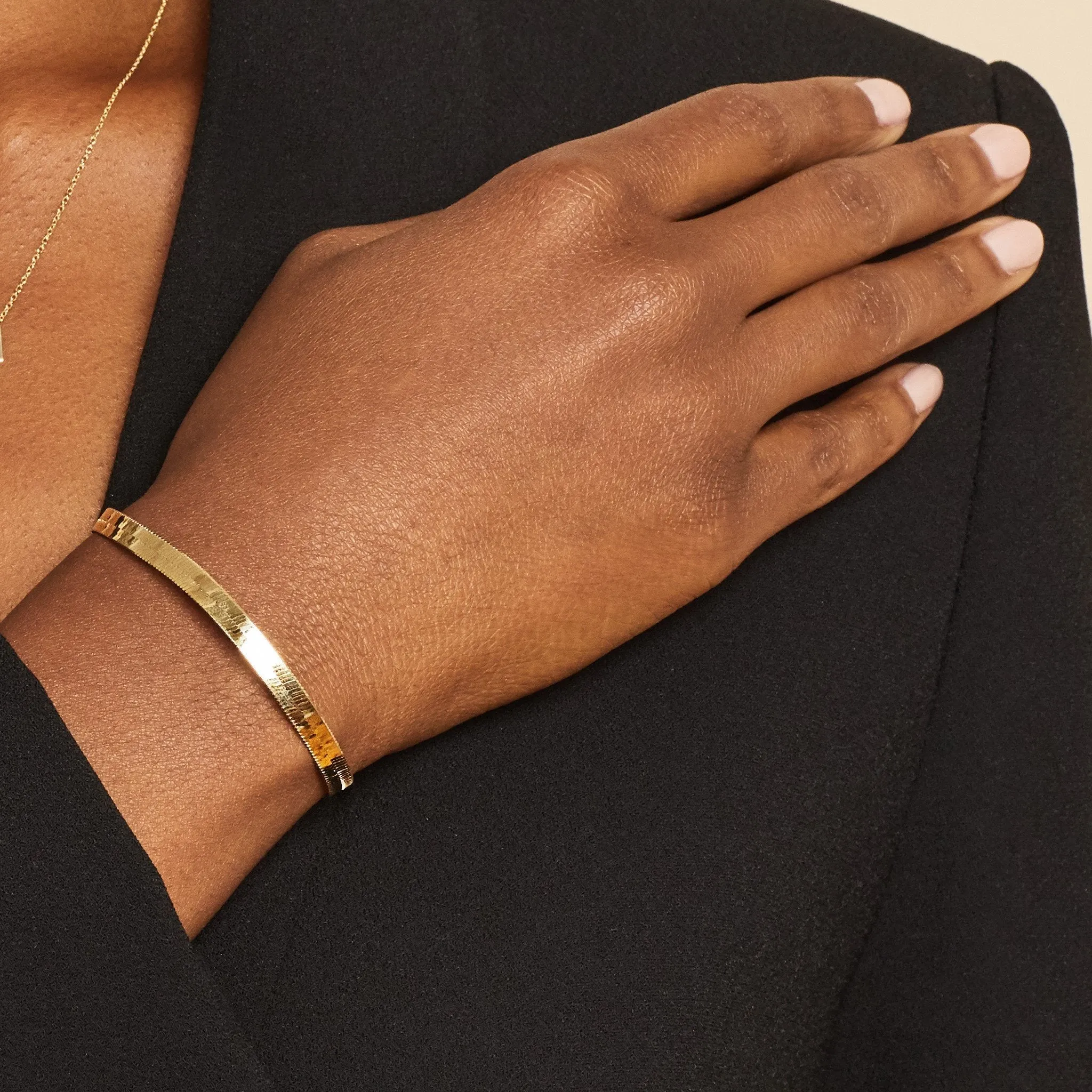 Park Avenue Bold Herringbone Bracelet