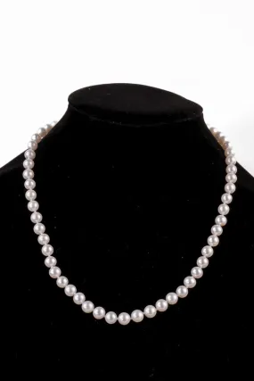 Pearl Necklace - P72-B 7mm 20.75' White
