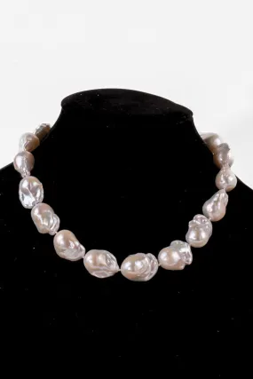 Pearl Necklace - P83 16mm 18.5" Cream
