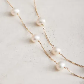 Pearl Station Necklace