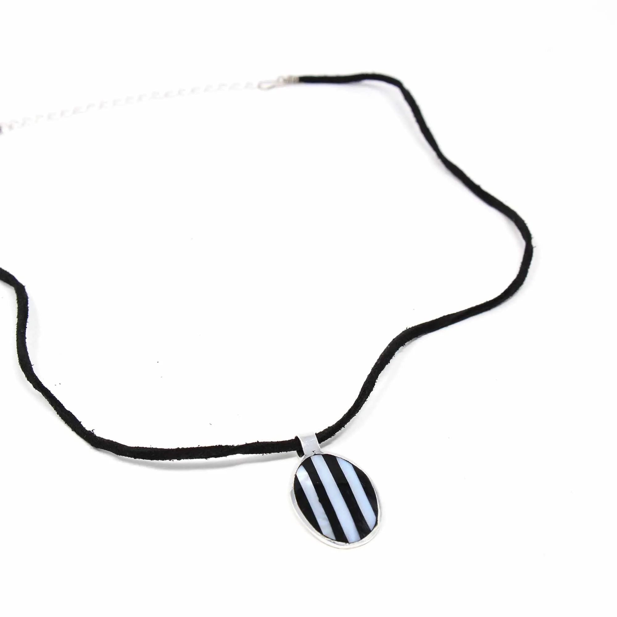 Pendant Alabalone and Black Stripe
