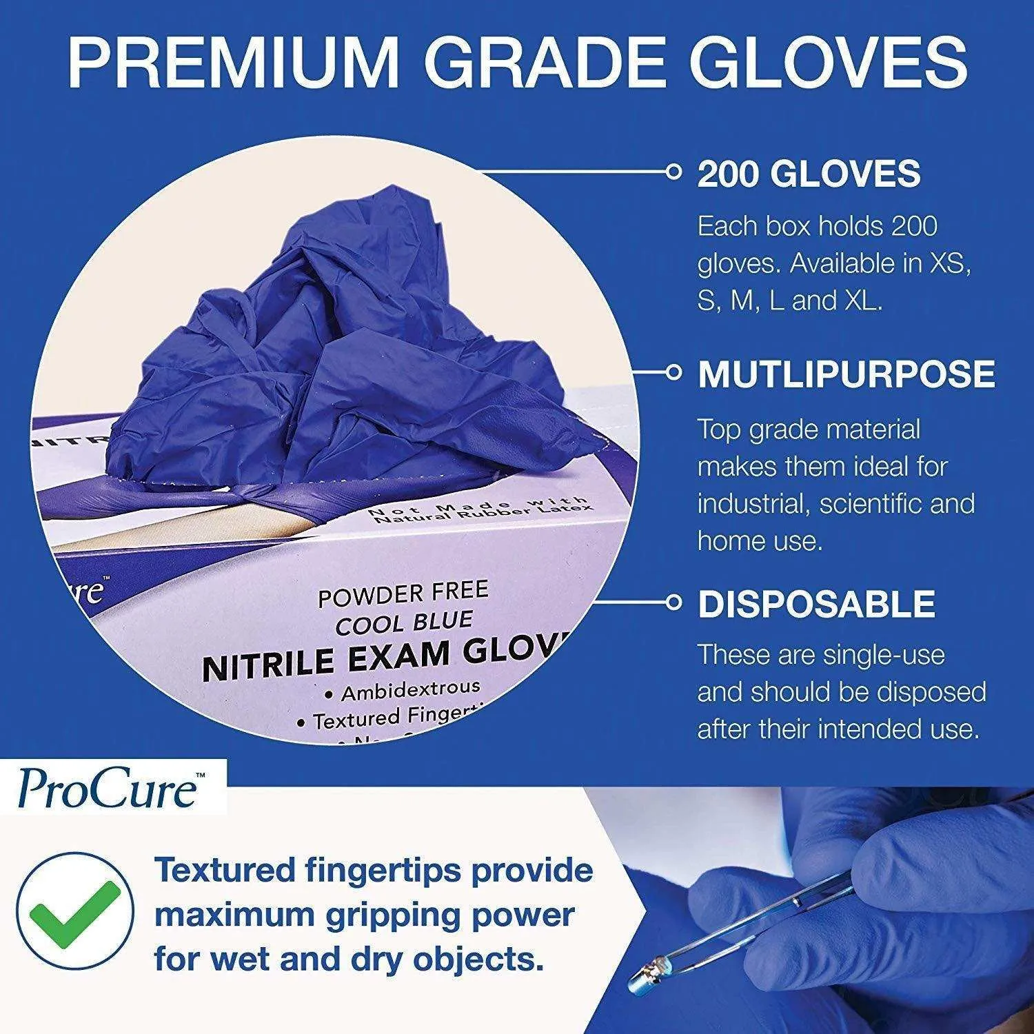 ProCure Nitrile Gloves (Powder Free)
