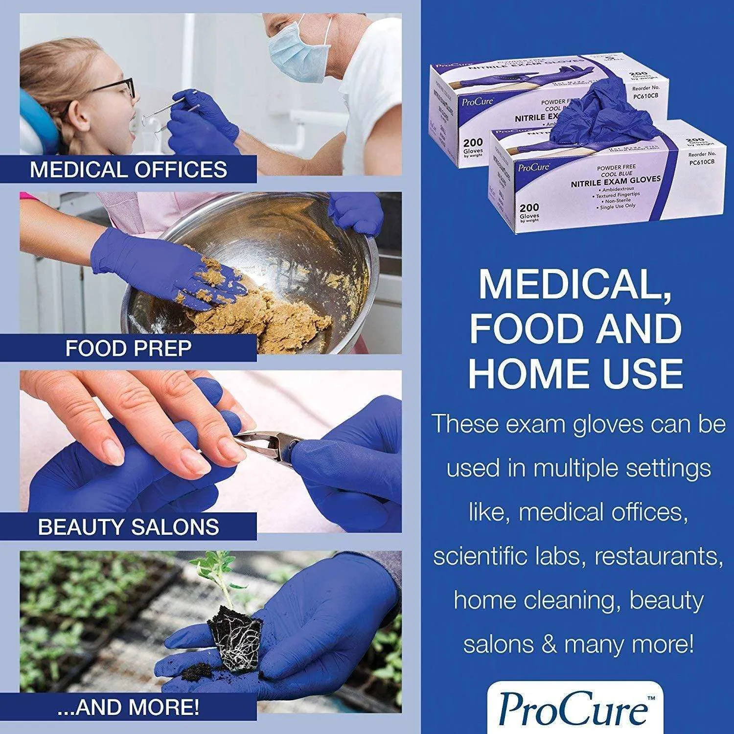 ProCure Nitrile Gloves (Powder Free)