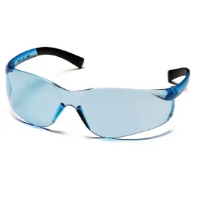 Pyramex Ztek S2560S Safety Glasses, Infinity Blue Lens, Infinity Blue Frame, One Size, 1 Each