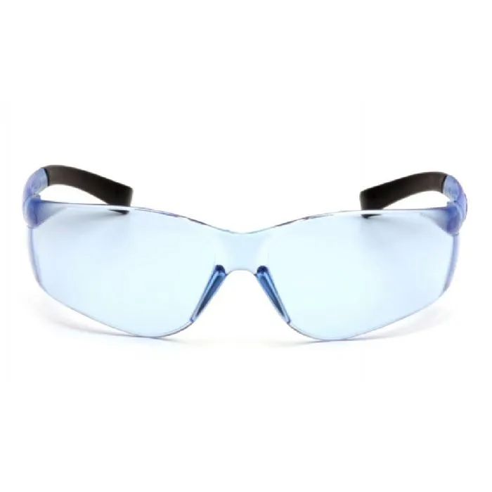 Pyramex Ztek S2560S Safety Glasses, Infinity Blue Lens, Infinity Blue Frame, One Size, 1 Each