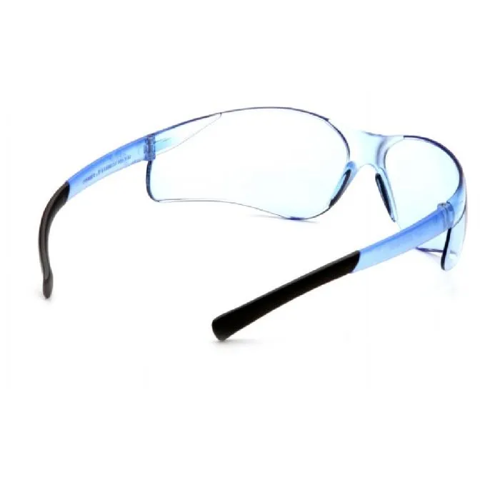 Pyramex Ztek S2560S Safety Glasses, Infinity Blue Lens, Infinity Blue Frame, One Size, 1 Each