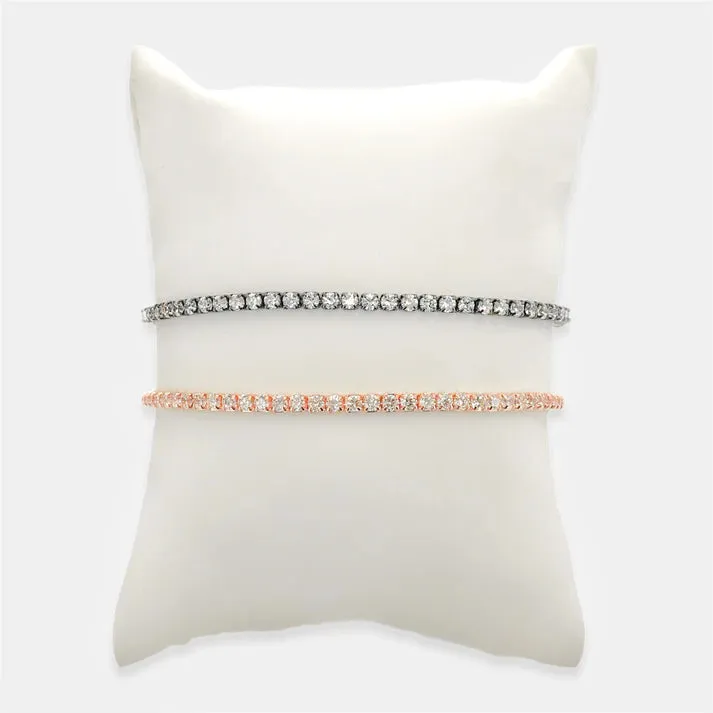 RHINESTONE DRAWSTRING BRACELET