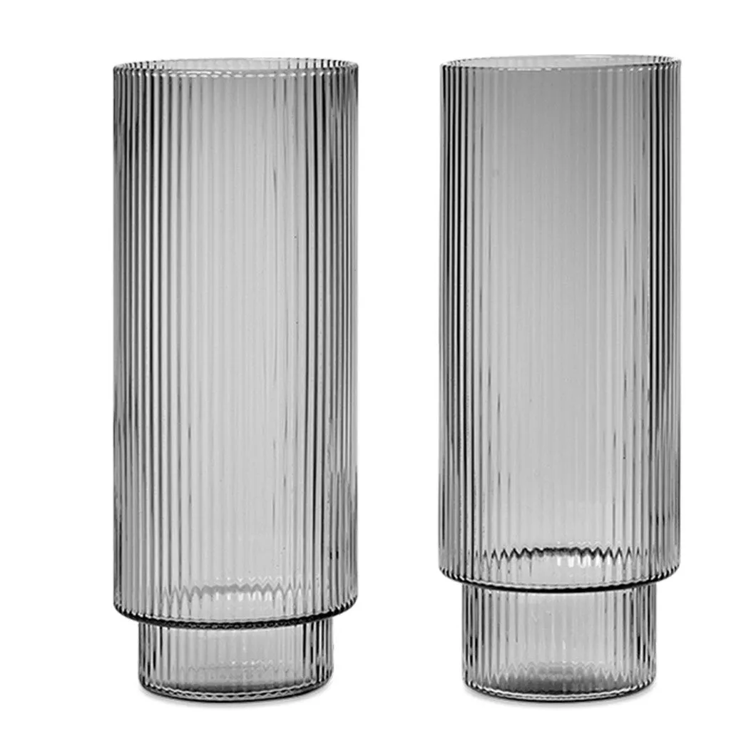 Ripple Long Drink Glasses Set of 4