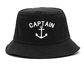 Sailing Captain Anchor Mens Bucket Hat