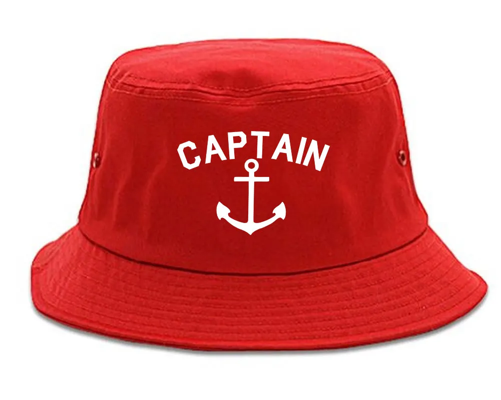 Sailing Captain Anchor Mens Bucket Hat