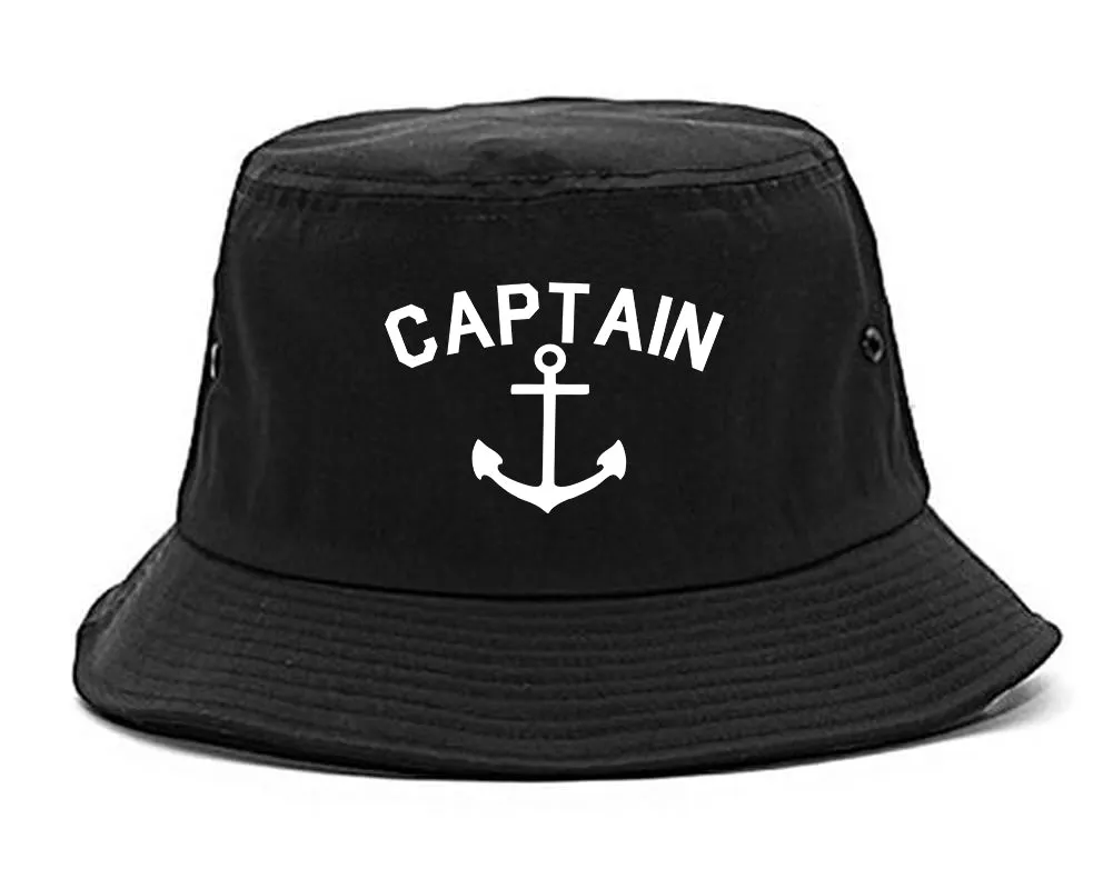 Sailing Captain Anchor Mens Bucket Hat
