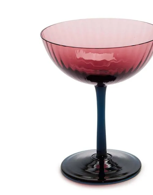 Set of 2 Champagne Coupes - Viola