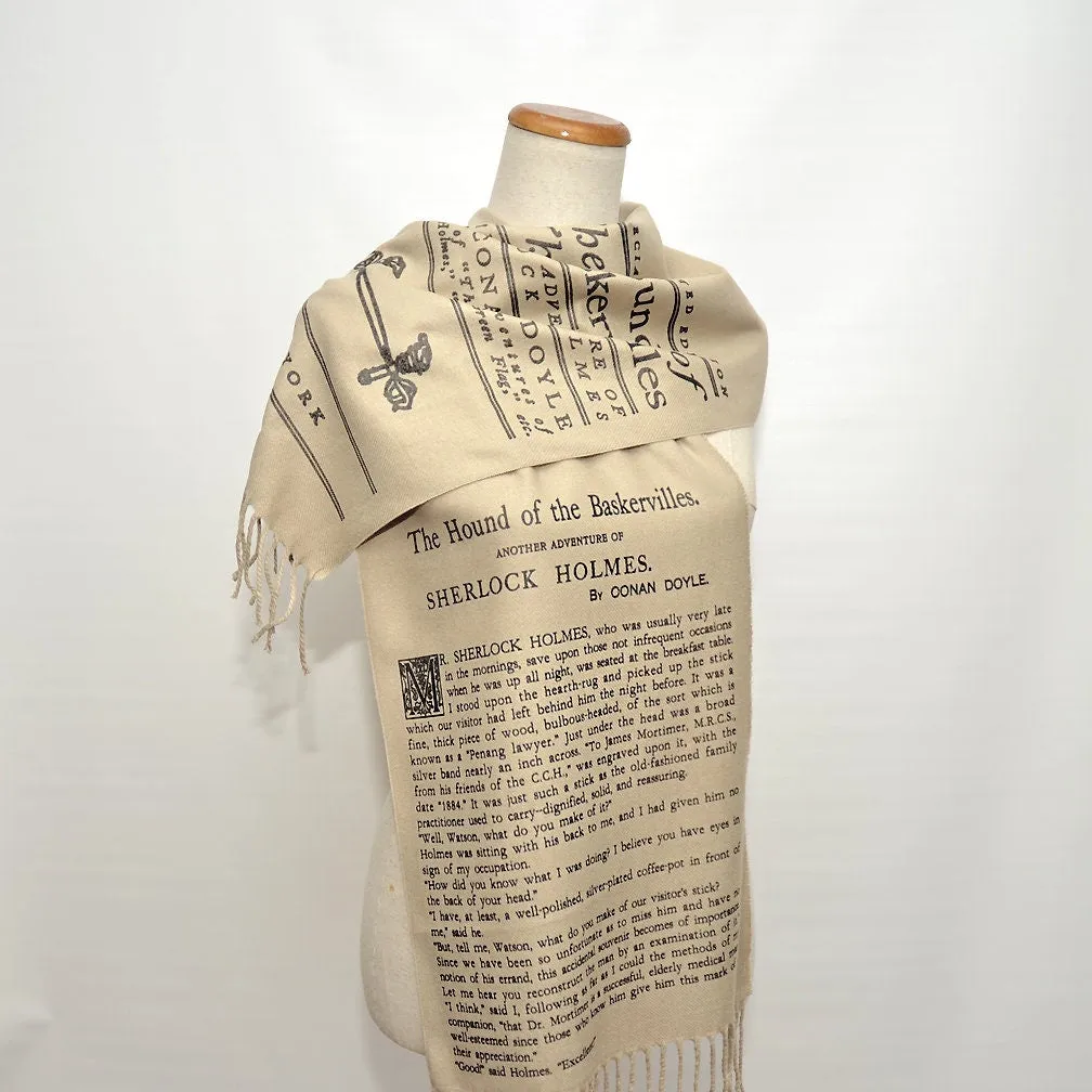 Sherlock Holmes Flannel Scarf