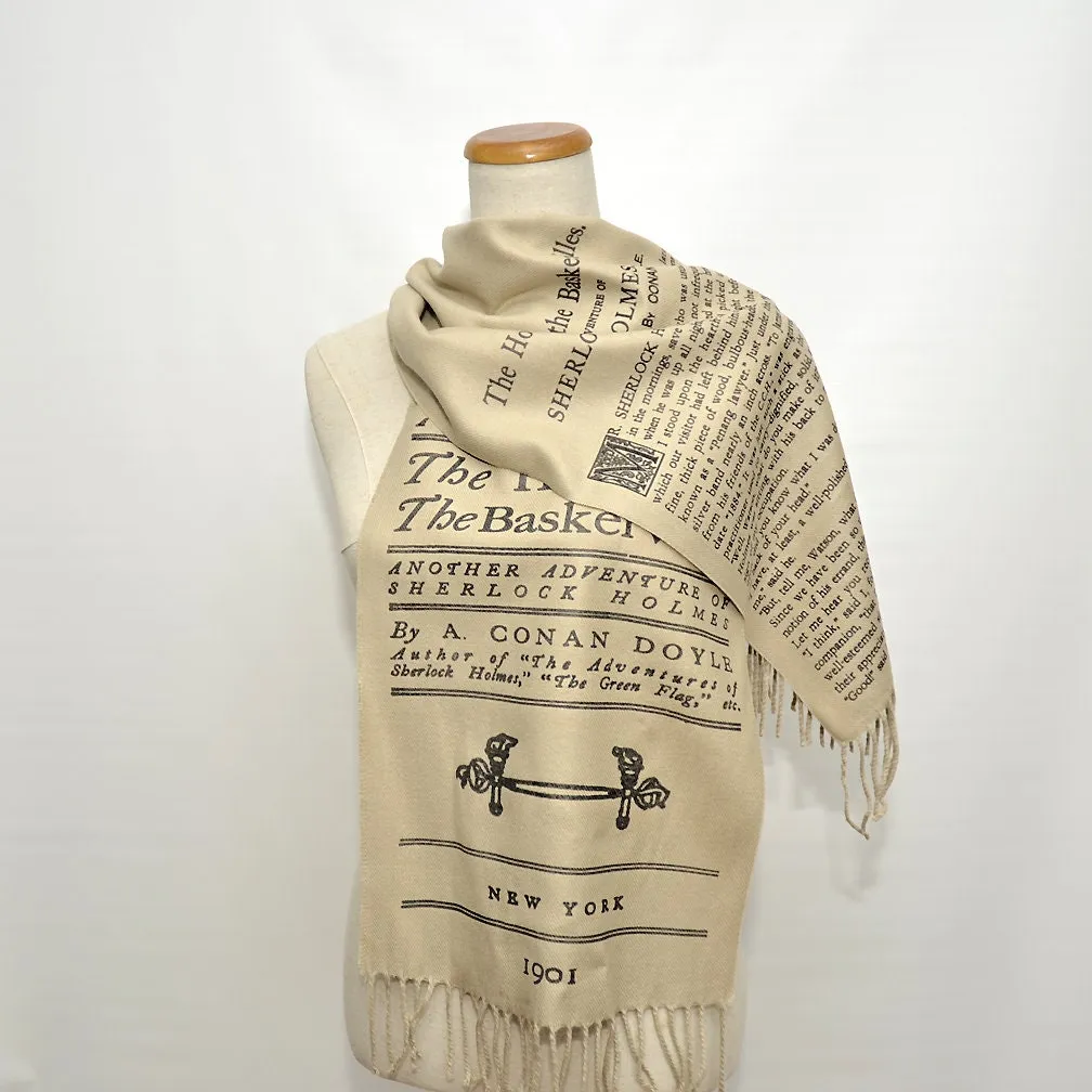 Sherlock Holmes Flannel Scarf