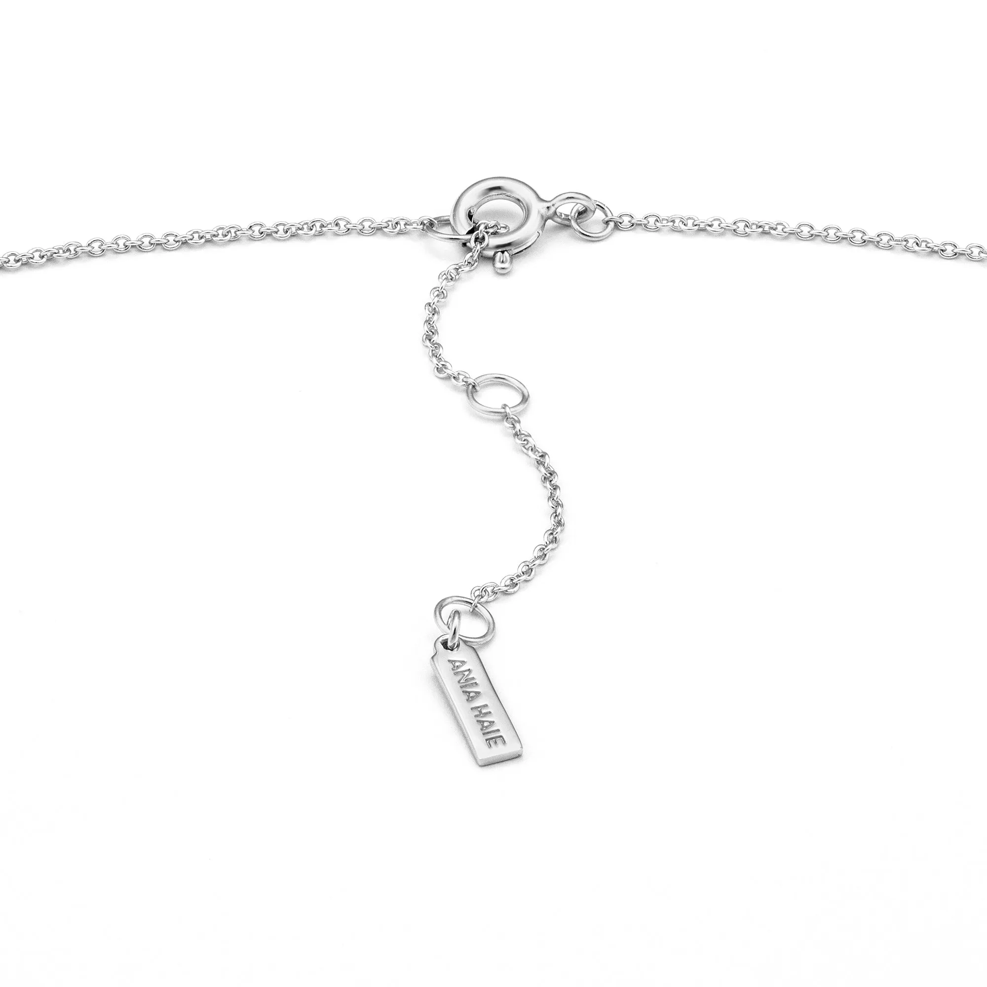 Silver Pearl Y Necklace