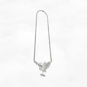 Silver Phoenix Pendant Necklace