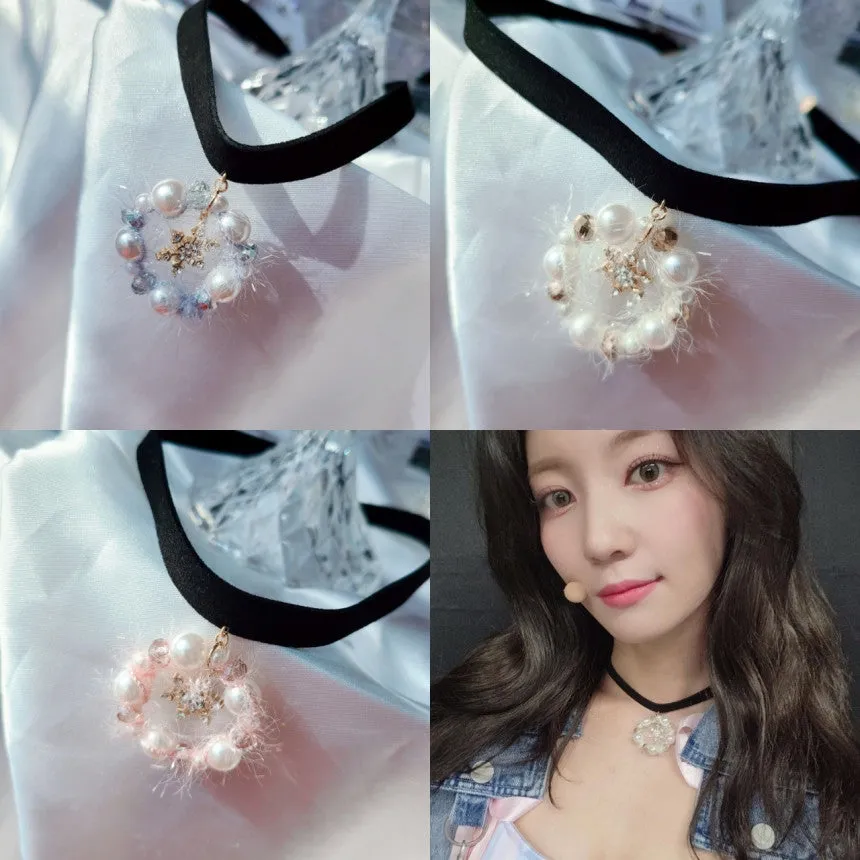 Snowflake Choker (Ohmygirl-bini) - 925 Sterling Silver
