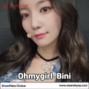 Snowflake Choker (Ohmygirl-bini) - 925 Sterling Silver