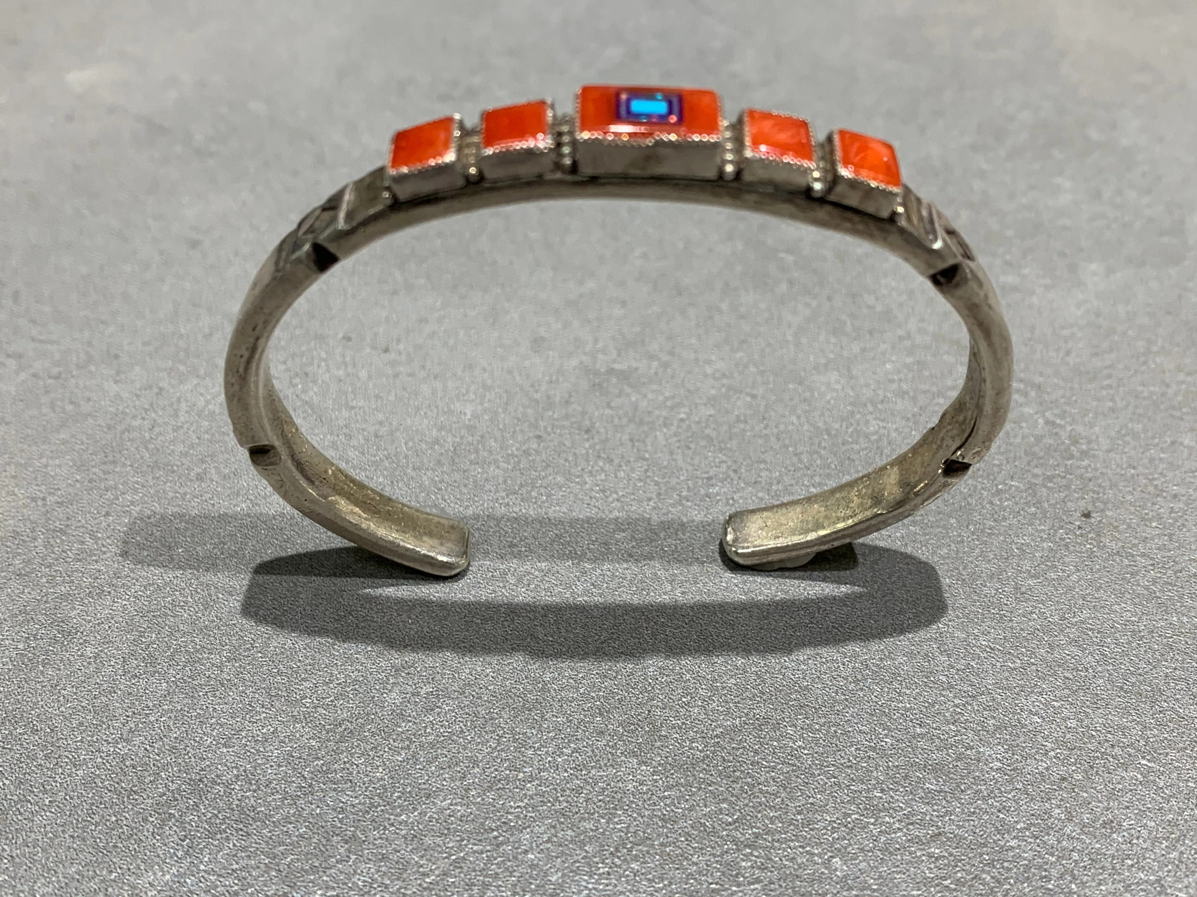 Sterling Silver Coral Bracelet