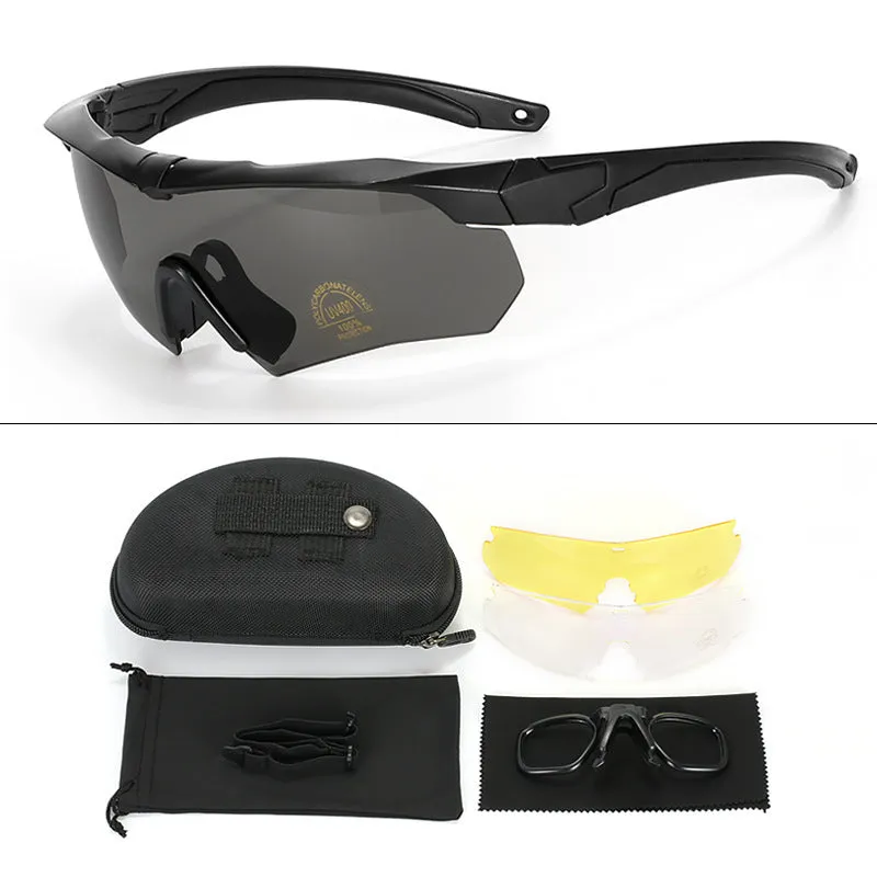 TACTICAL GLASSES POLARIZED ANTI UV SHOOTING GOGGLES