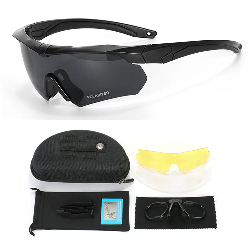 TACTICAL GLASSES POLARIZED ANTI UV SHOOTING GOGGLES