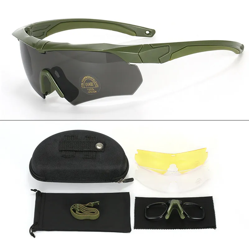 TACTICAL GLASSES POLARIZED ANTI UV SHOOTING GOGGLES