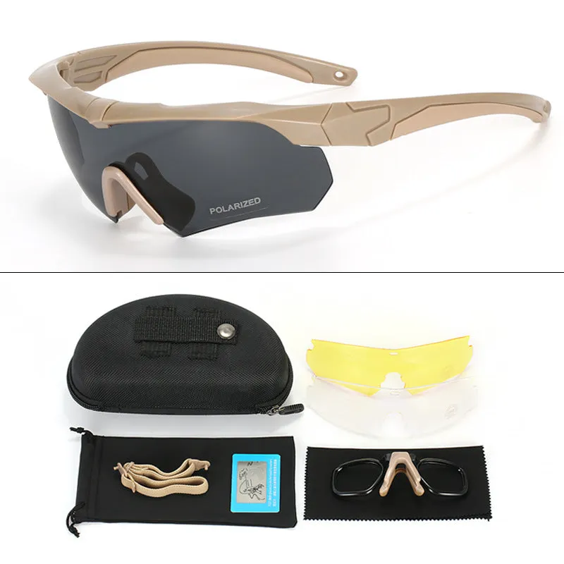 TACTICAL GLASSES POLARIZED ANTI UV SHOOTING GOGGLES