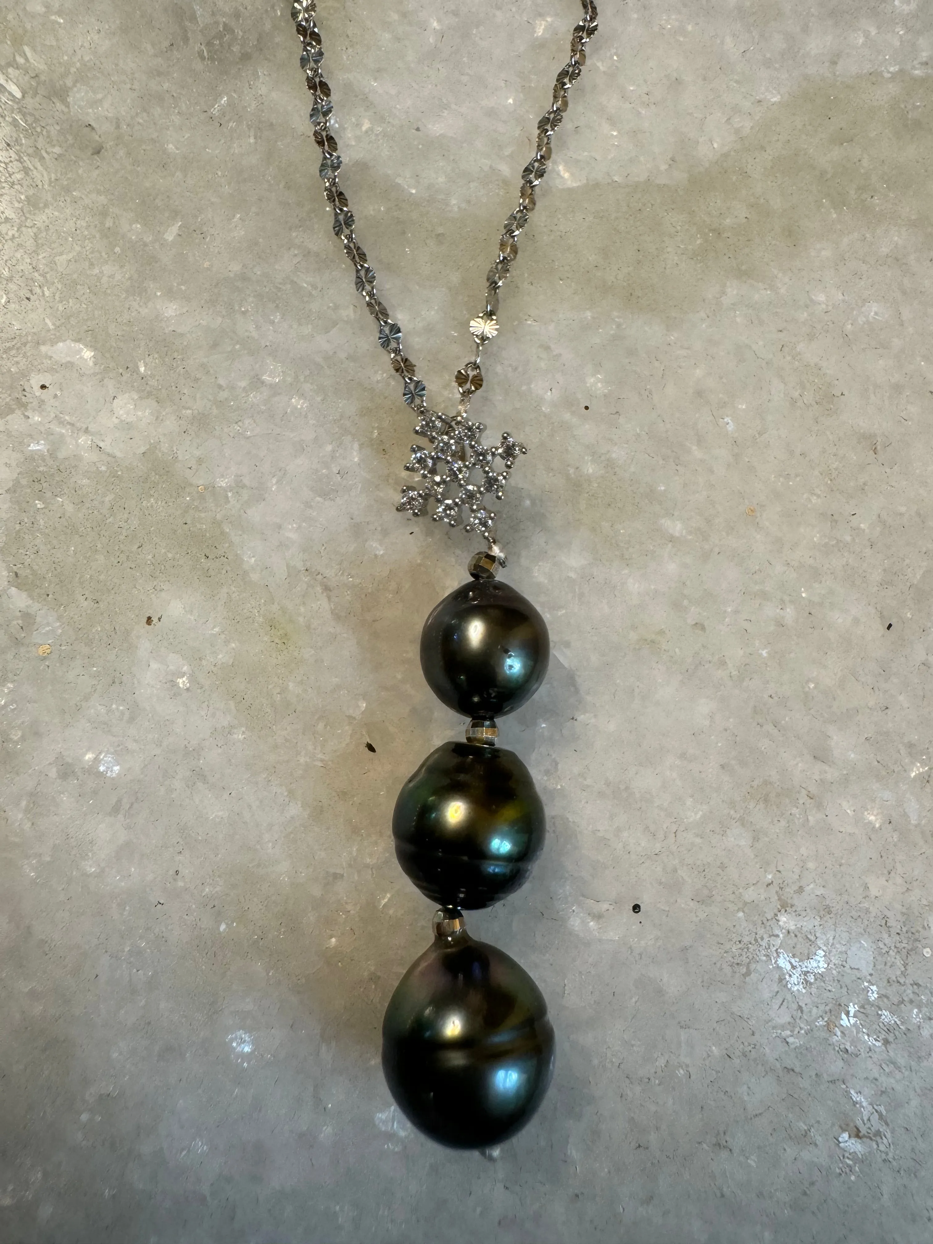 Tahitian Diamond Necklace