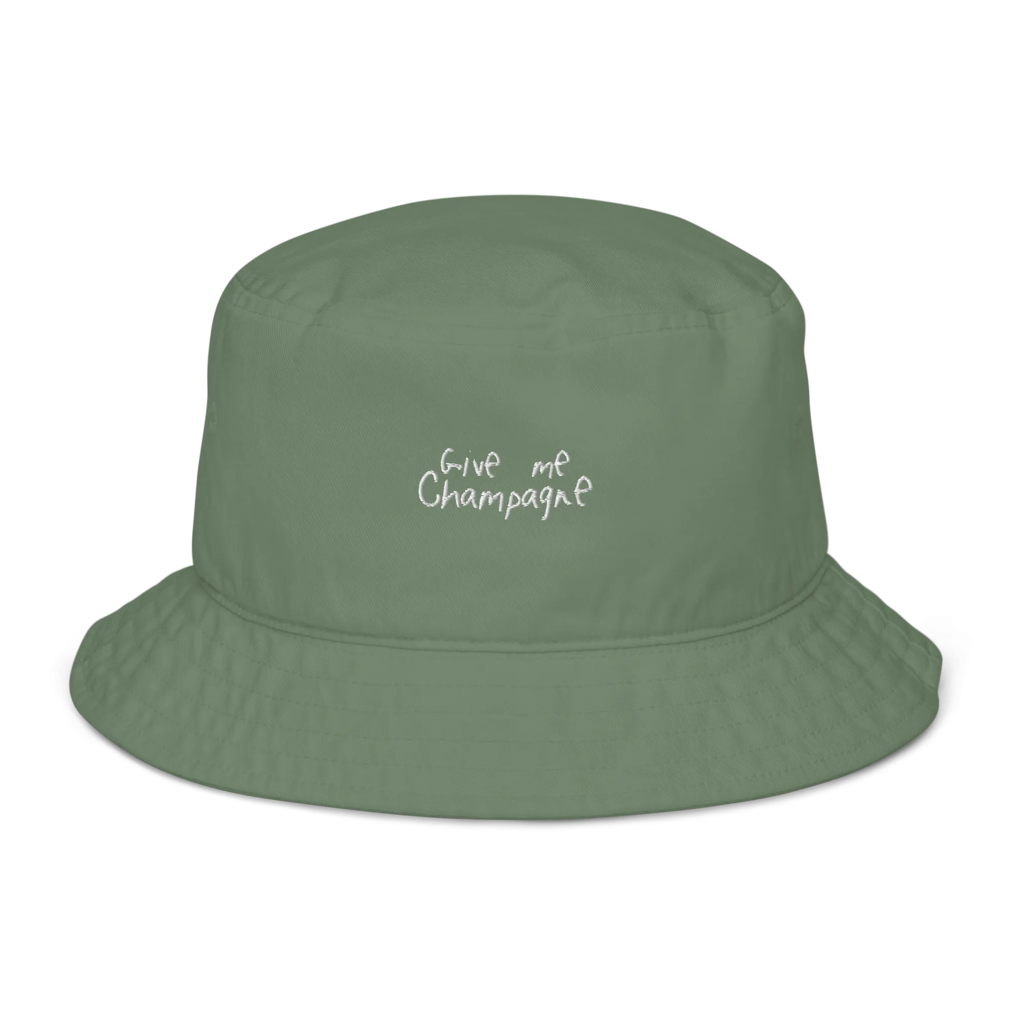 The Give me Champagne Organic bucket hat