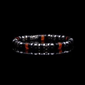 The Gladiator | Onyx, Hematite Beaded Bracelet