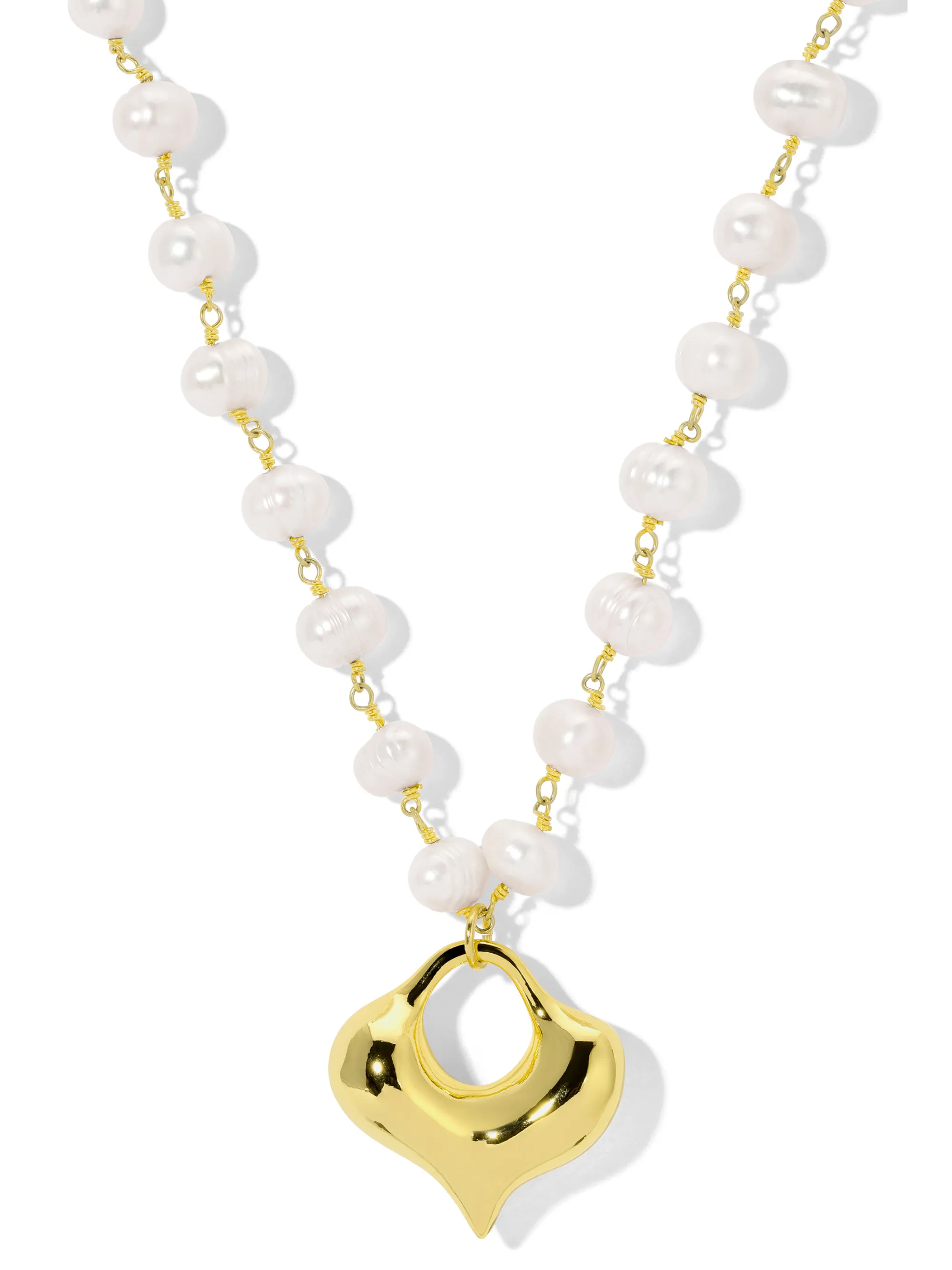 The Lala Pearl & Heart Necklace