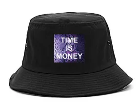 Time Is Money Snakesin Print Bucket Hat