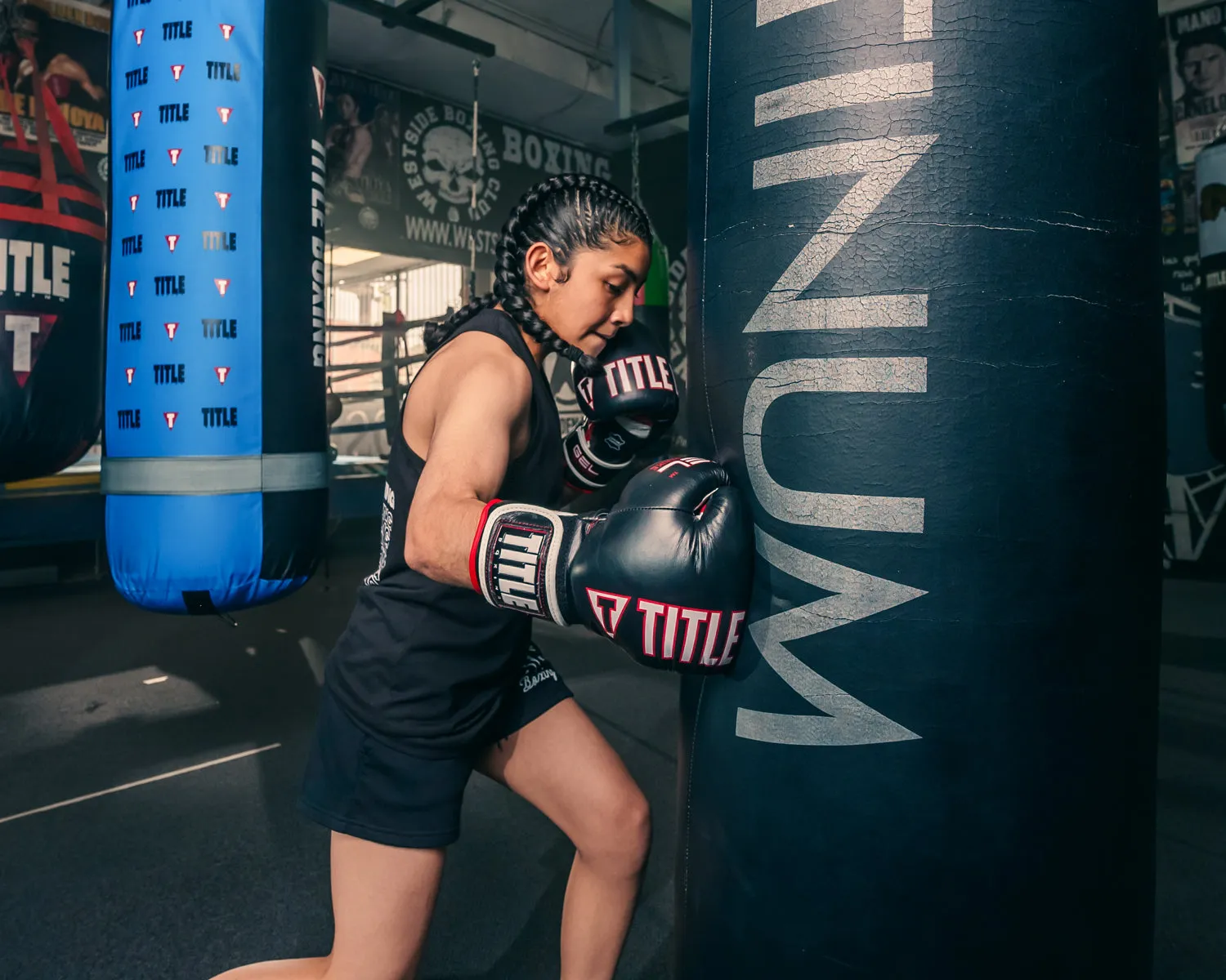 TITLE Boxing Gel Soft Strike Bag Gloves