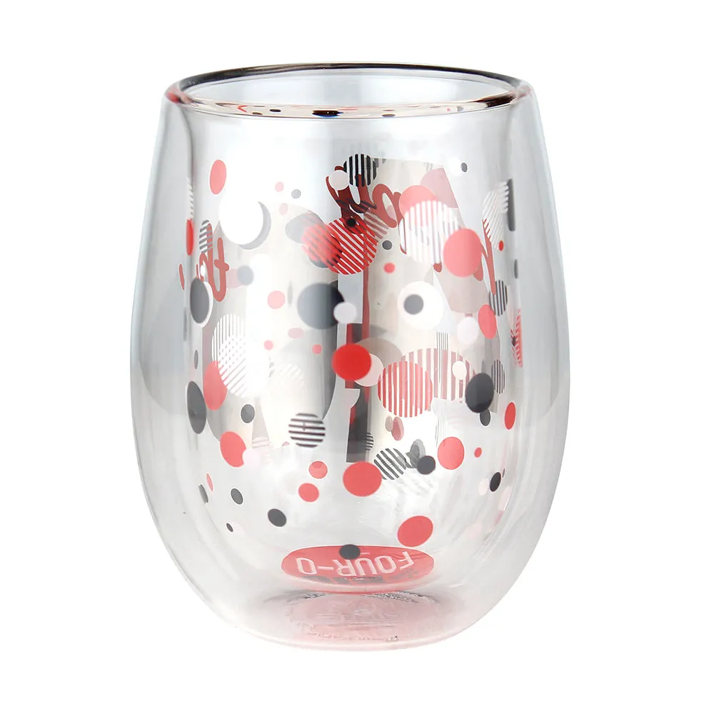 Top Shelf Double Wall Stemless 40th Birthday Wine Glass