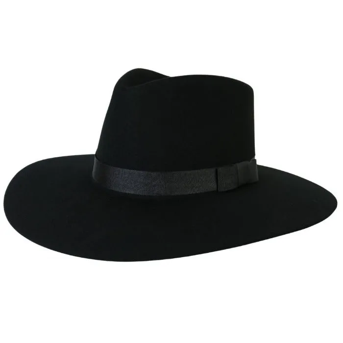 Twister Black Felt Rancher Hat