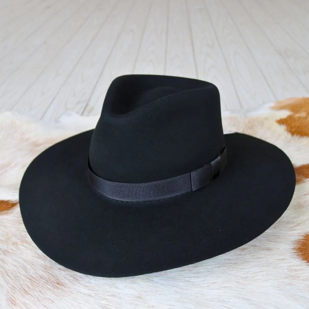Twister Black Felt Rancher Hat