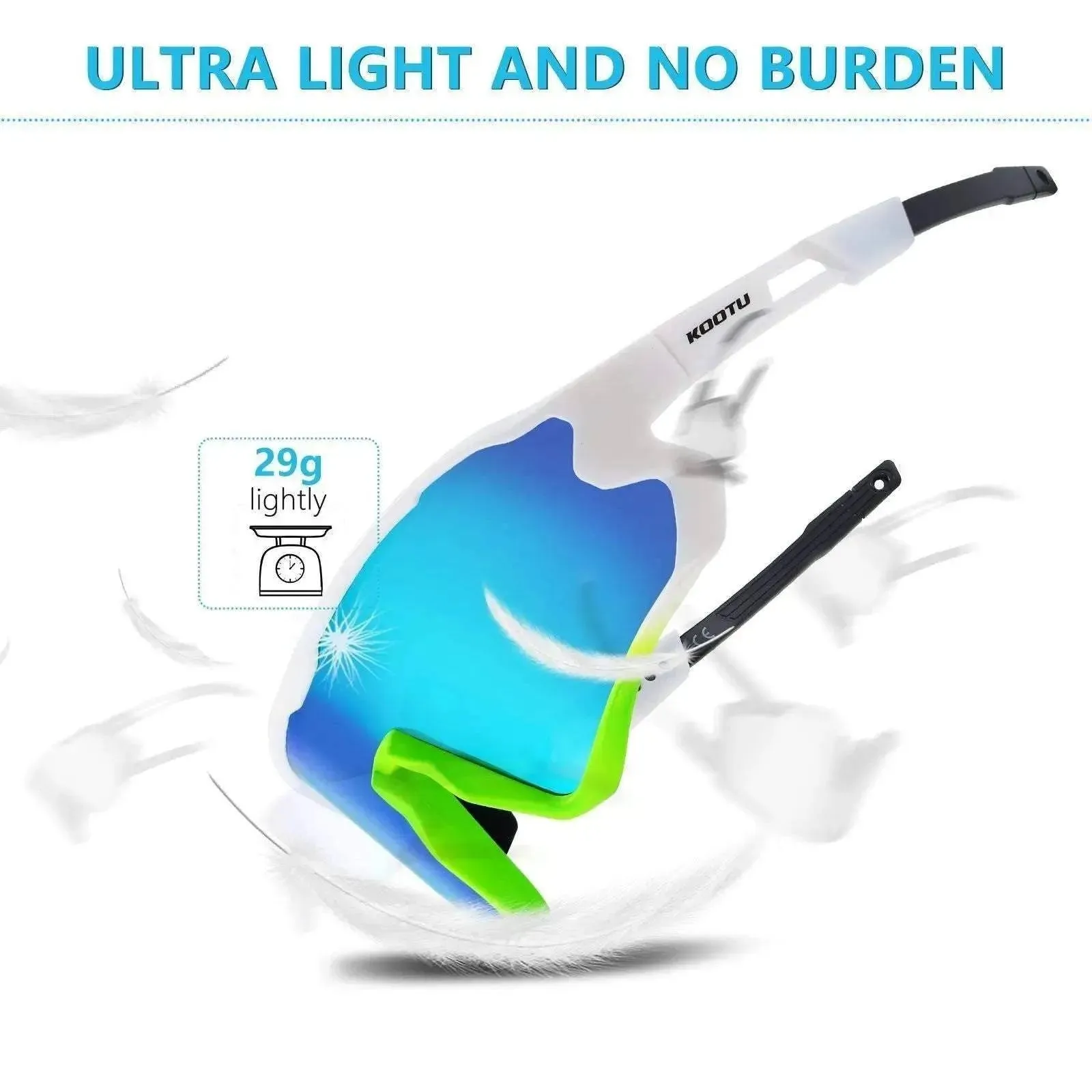 Unisex Cycling Sunglasses Polarized Glasses For Road MTB