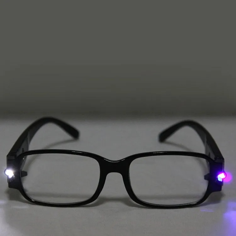 UV Protection White Resin Lens Reading Glasses with Currency Detecting Function,  4.00D