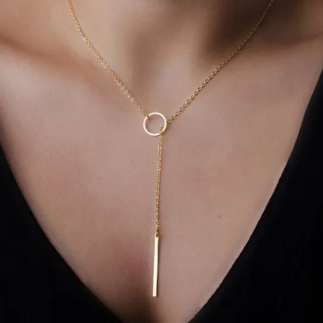 VenusFox New Fashion Kpop Pearl Choker Necklace for Women Cute Double Layer Round Chain Pendant Necklaces Jewelry Girl Gift