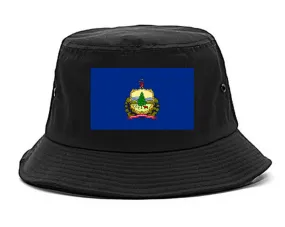 Vermont State Flag VT Chest Mens Bucket Hat