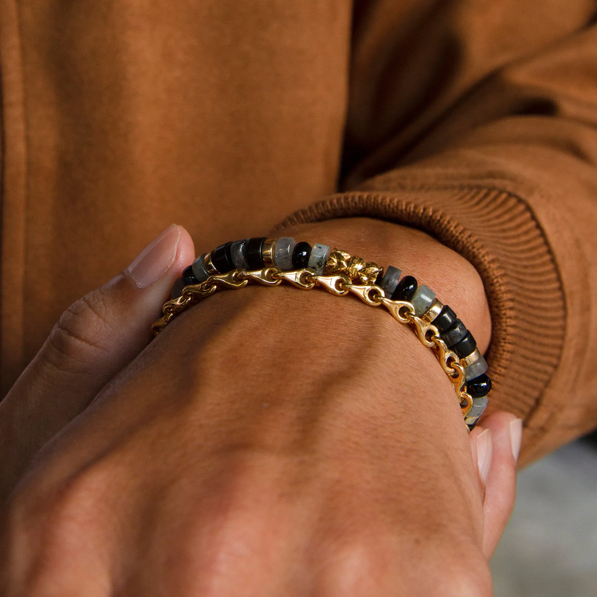 Wakkanda | Black Beaded Bracelet