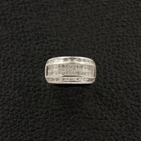 Wide Diamond Band