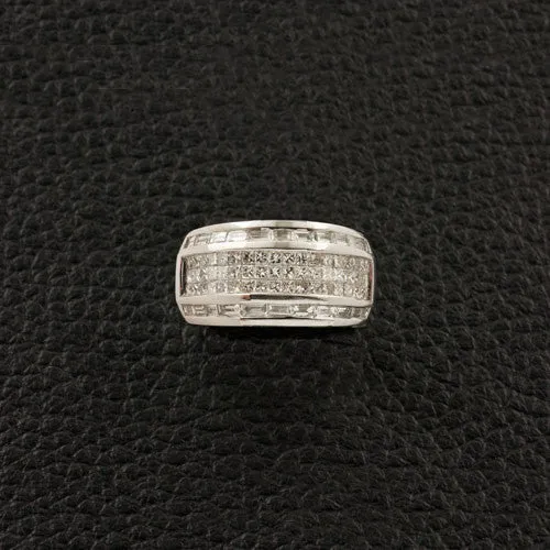 Wide Diamond Band